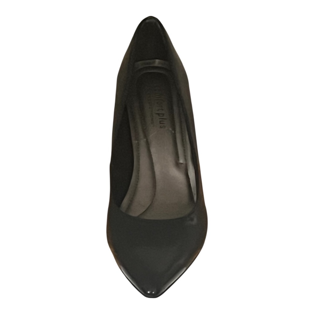 Comfort Plus by Predictions Black Patent Heels - Picture 3 of 9